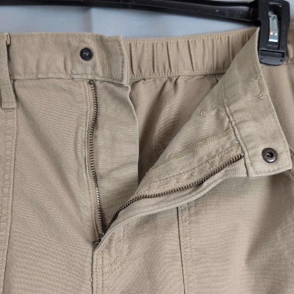 Arizona Jean Company Beige/Khaki Wide Leg‎ Cargo Pants Utility - Picture 7 of 8
